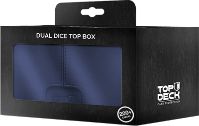 Deck Box Top Deck Dual Dice Top Box 200+ (Azul)