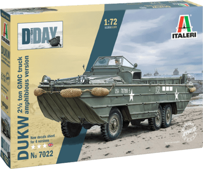 Model Kit Italeri: DUKW 2 1/2 ton GMC truck amphibious version