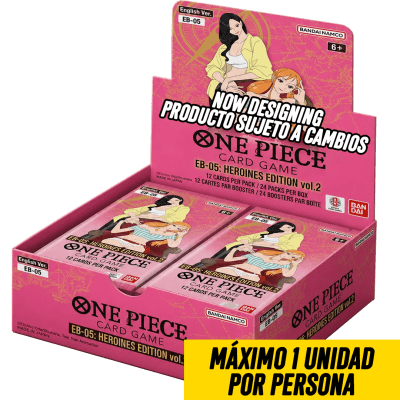 Caja de Sobre One Piece CG: EB03 Extra Booster Heroines Edition vol.21