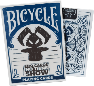 Mazo Cartas Bicycle: Edo Caroe no Tiene Show - Azul