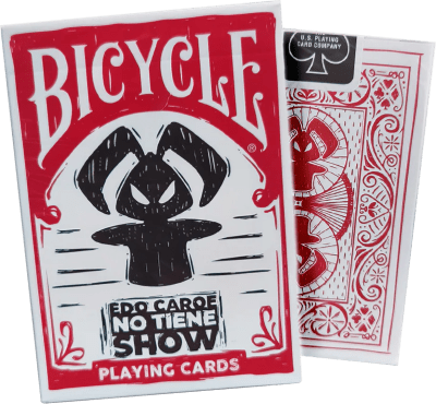 Mazo Cartas Bicycle: Edo Caroe no Tiene Show - Rojo