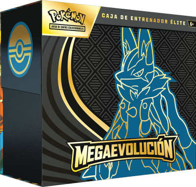 Caja de Entrenador de Elite Pokemon TCG: Megaevolución (Mega Lucario)1