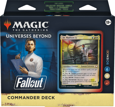 Commander Deck MTG: Fallout inglés (Science!)