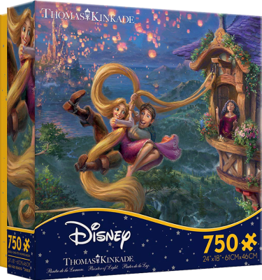 Puzzle CEACO Thomas Kinkade 750 Piezas: Enredados en Amor