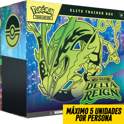PREVENTA Elite Trainer Box Pokemon TCG: Mega Evolution - Delta Reign1