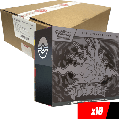 PREVENTA CASE Elite Trainer Box Pokemon TCG: Mega Evolution - Pitch Black1