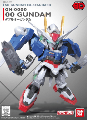 Model Kit Bandai Hobby SD: EX-Standard 00 Gundam1