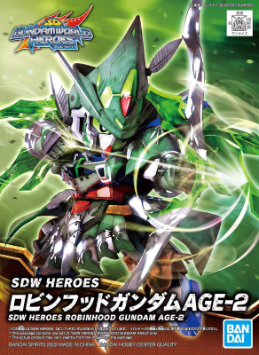 Model Kit Bandai Hobby SD: World Heroes Robinhood Gundam Age-2