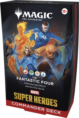 Commander Deck MTG: Marvel Super Heroes - Fantastic Four - Ingles1