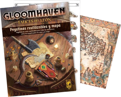 Gloomhaven Fauces del León Removable Sticker Set