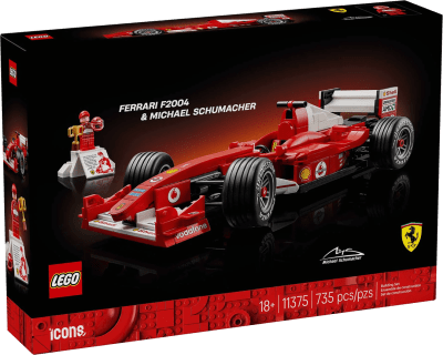 LEGO Icons: Ferrari F2004 & Michael Schumacher