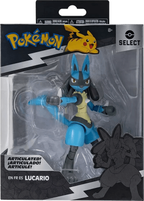 Figura Articulada Pokemon Jazwares Lucario