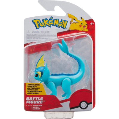 Figura Jazwarez Pokémon Battle Figure: Vaporeon1