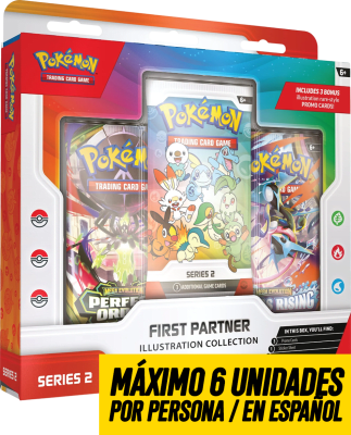 PREVENTA Coleccion Ilustracion Primer Compañero Pokemon TCG: Serie 2