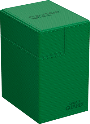 Deck Box Ultimate Guard Flip'n Tray 133+ Xenoskin Green1