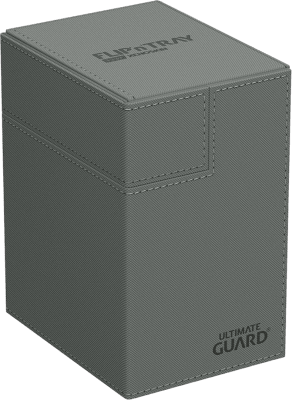 Deck Box Ultimate Guard Flip'n Tray 133+ Xenoskin Grey1