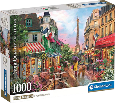 Puzzle Clementoni High Quality Collection 1000 Piezas (Flowers in Paris)1