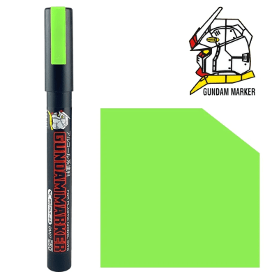 Marcador Gundam Marker GM15 Fluorescent Green (Alcohol-Based)