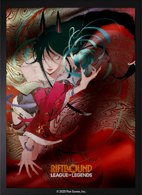 Protectores Riftbound Origins UVS Ahri Art