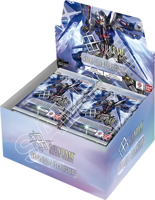 PREVENTA Caja de Sobres Gundam CG: GD05 Freedom Ascencion1