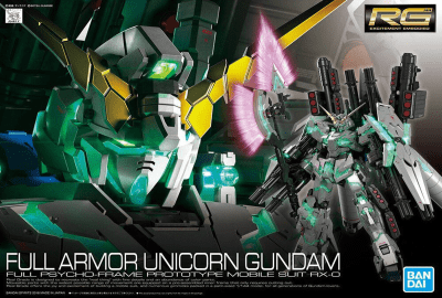 Model Kit Bandai Hobby RG: Full Armor Unicorn Gundam1