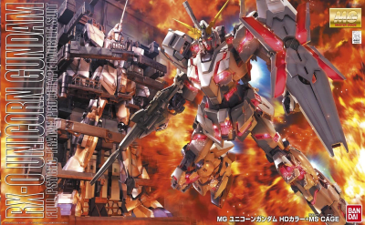 Model Kit Bandai MG: RX-0 Unicorn Gundam Full Psycho-Frame Prototype Mobile Suit