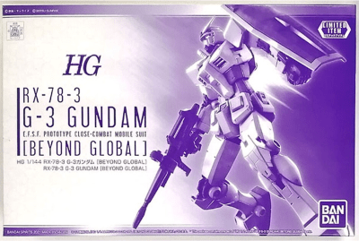 Model Kit Bandai HG: RX-78-3 G-3 Gundam Beyond Global