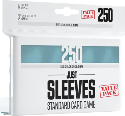 Gamegenic Just Sleeves Value Pack Clear (250)1
