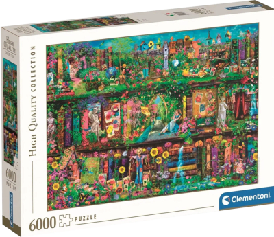 Puzzle 6000 Piezas HQC Clementoni Garden Shelf1
