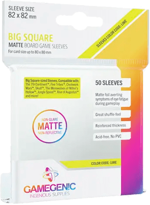Protectores Gamegenic Big Square Matte 82x82 mm