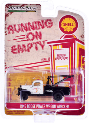 GreenLight Collectibles: 1:64 1945 Dodge Power Wagon Wrecker - Shell Oil Solid Pack1