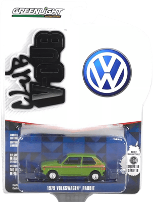 GreenLight Collectibles: 1:64 1979 Volkswagen Rabbit Club V-Dub Series 191