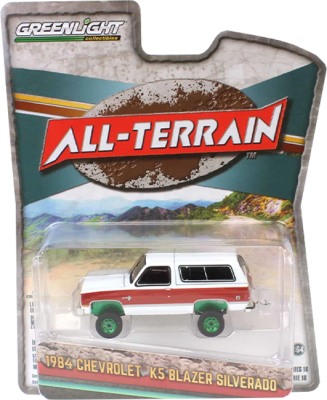 GreenLight Collectibles: 1:64 1984 Chevrolet K5 Blazer Silverado All-Terrain Series 16 (Green Machine)1