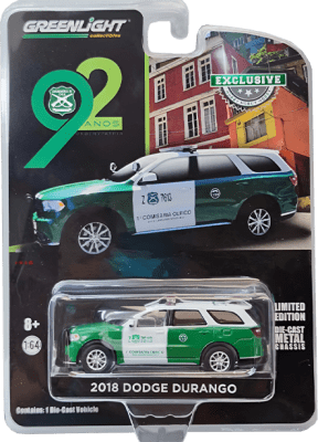 GreenLight Collectibles: 1:64 2018 Dodge Durango Carabineros de Chile1