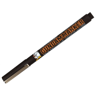 Marcador Gundam Marker GM20 Brush Black (Water-Based)1