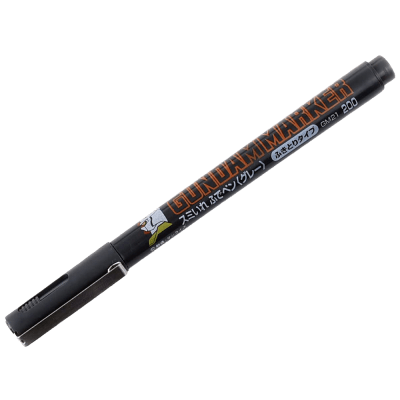 Marcador Gundam Marker GM21 Brush Gray (Water-Based)1