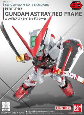 Model Kit Bandai Hobby SD: EX-Standard Gundam Astray Red Frame1
