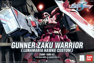 Model Kit Bandai Hobby: HG 1/144 Gunner Zaku Warrior (Lunamaria Hawke)