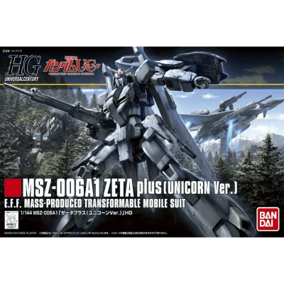 Model Kit Bandai Hobby: HG 1/144 Zeta Plus (Unicorn Ver.)1
