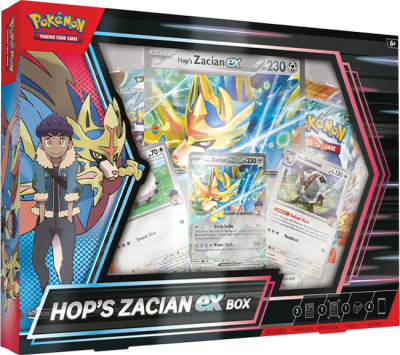 Hop's Zacian ex Box Pokémon TCG