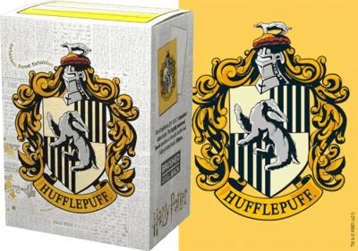 Protectores Dragon Shield Standard Brushed Art: HP Hufflepuff1