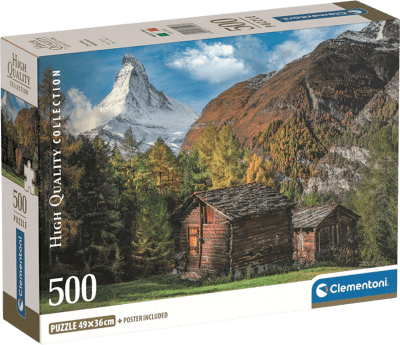 Puzzle 500 Piezas HQC Clementoni Charming Matterhorn1