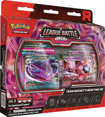 League Battle Deck Pokemon: Team Rocket's Mewtwo EX