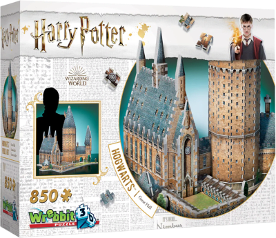 Puzzle 3D Wrebbit Harry Potter: Hogwarts (Great Hall)
