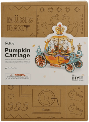 Puzzle 3D Robotime: Pumpking Carriage1