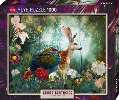 Puzzle 1000 Piezas Fauna Fantasies Heye: Jackalope