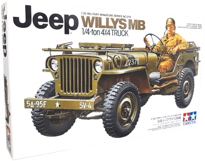 Model Kit Tamiya: Jeep Willys MB 1/4-ton 4X4 Truck