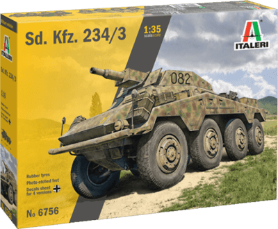 Model Kit Italeri: Sd. Kfz. 234/3