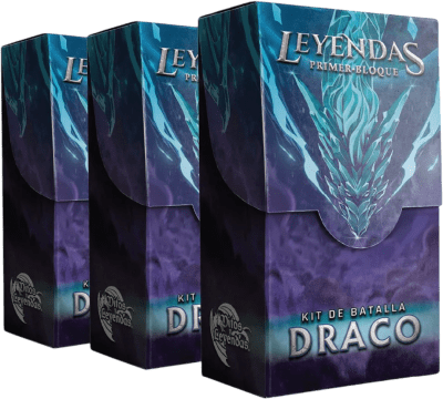 PREVENTA PACK X3 Kit de Batalla MyL: Leyendas Primer Bloque - Draco