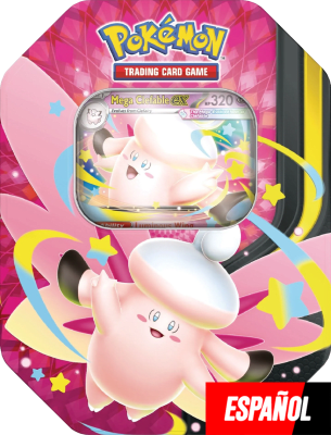 Tin Pokémon TCG: Mega Evolution - Mega Clefable ex Español